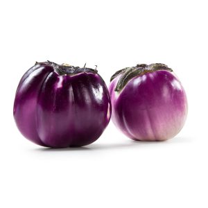 Melanzana tonda viola